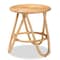 Baxton Studio 15.7 W, 15.7 L, 17.7 H, Polished Natural Rattan, Natural Brown 211-12748-ZORO - alternate 4